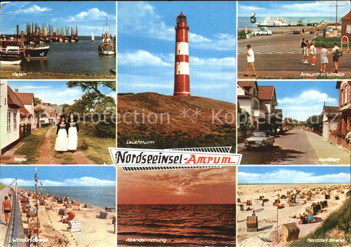 Amrum Hafen Strand Abendstimmung Norddorf