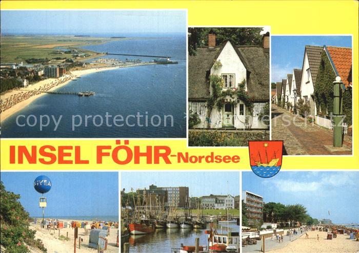 Insel Foehr Strand Hafen Ansichten
