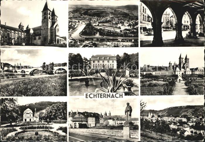 Echternach Schloss Park Denkmal Panorama Stadtansichten