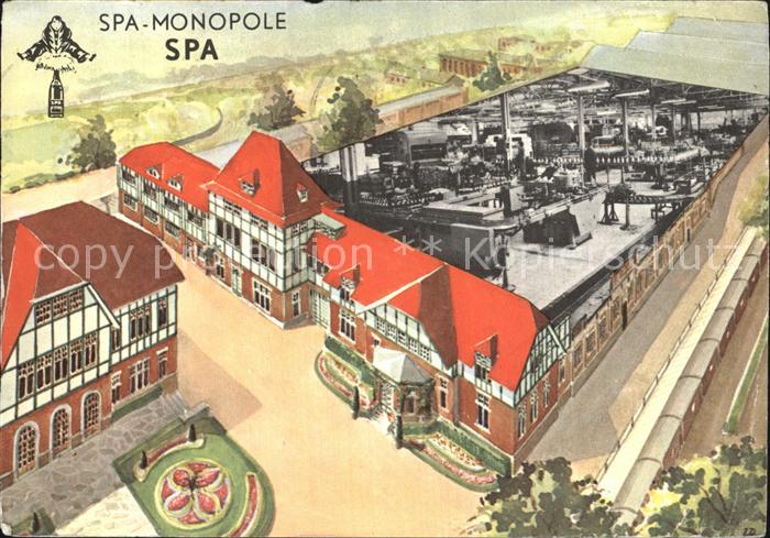 Spa Liege Monopole 1963Reine Kuenstlerkarte