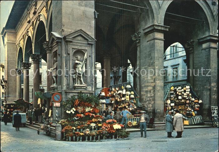Firenze Florenz Hallen des Neuen Marktes