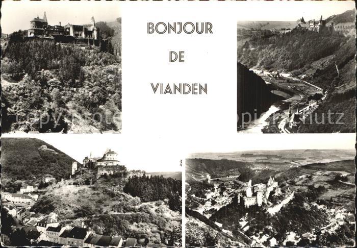 Vianden Schloss Panorama
