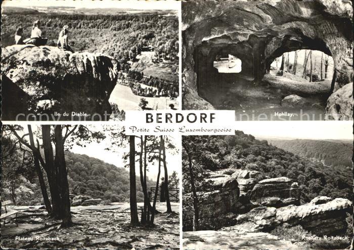 Berdorf Echternach Ile du Diable Hohllay Plateau Roitzbach