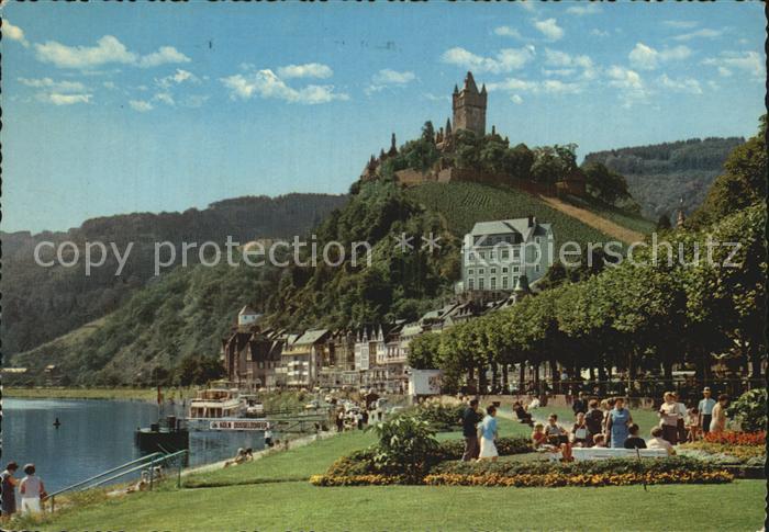 Cochem Mosel Schloss Uferpromenade