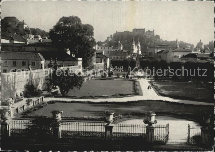Salzburg Oesterreich Mirabellgarten