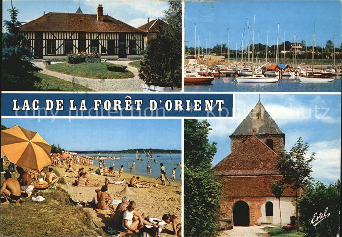Troyes Aube Lac de la Foret Orient Strand Hafen