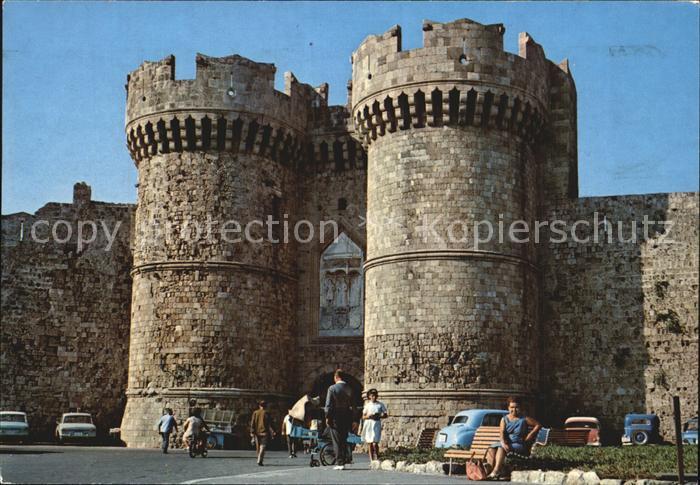 Rhodos Rhodes aegaeis Tor Heilige Katharina