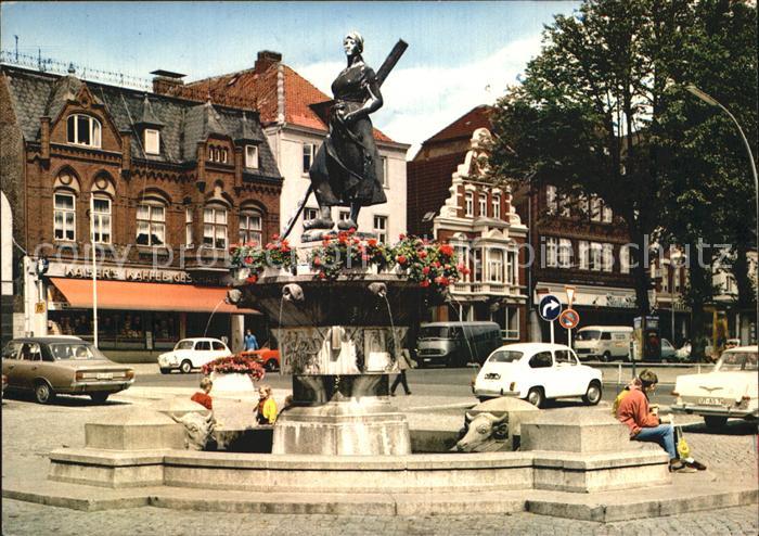 Husum Nordfriesland Markt mit Tine