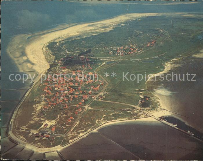 Baltrum Nordseebad Luftaufnahme Insel