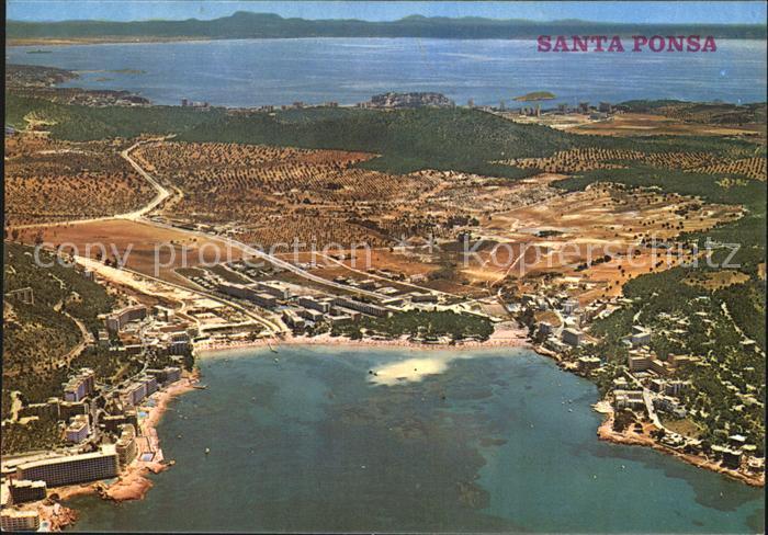 Santa Ponsa Mallorca Islas Baleares Luftaufnahme Hotelanlagen