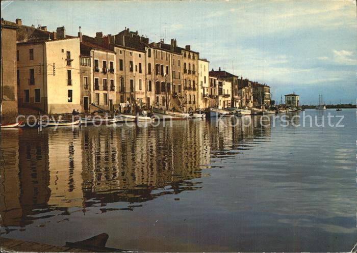 Agde Hafen Stadtansicht