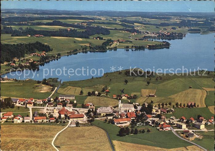 Obertrum See Luftaufnahme