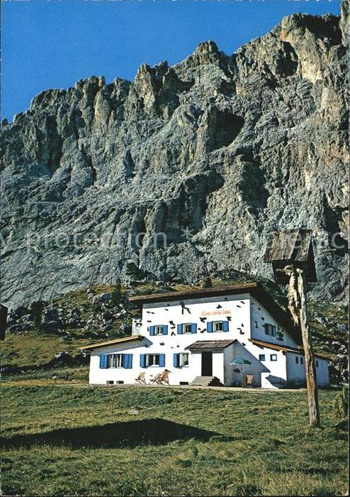 Sassolungo Langkofel Dolomiten Schutzhaus Comici