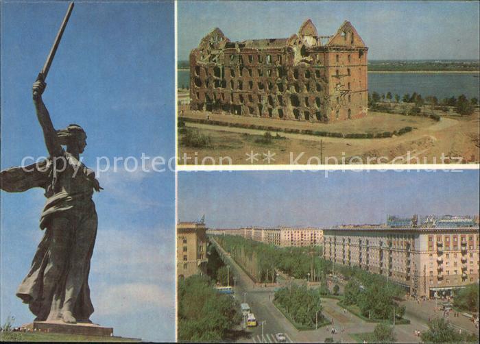 Wolgograd Mamayev Kurgan Ruins of a mill