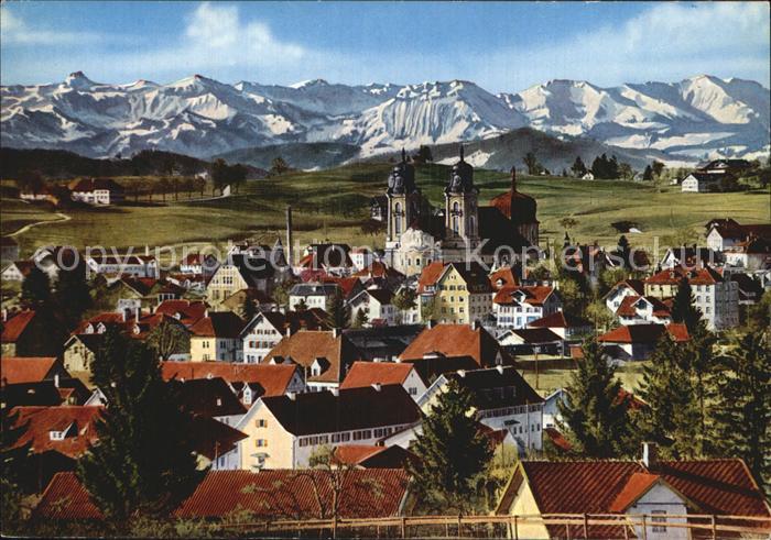 Lindenberg Allgaeu Panorama mit Basilika