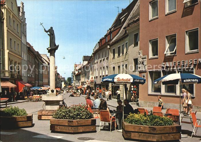 Fuessen Allgaeu Reichenstrasse Fussgaengerzone