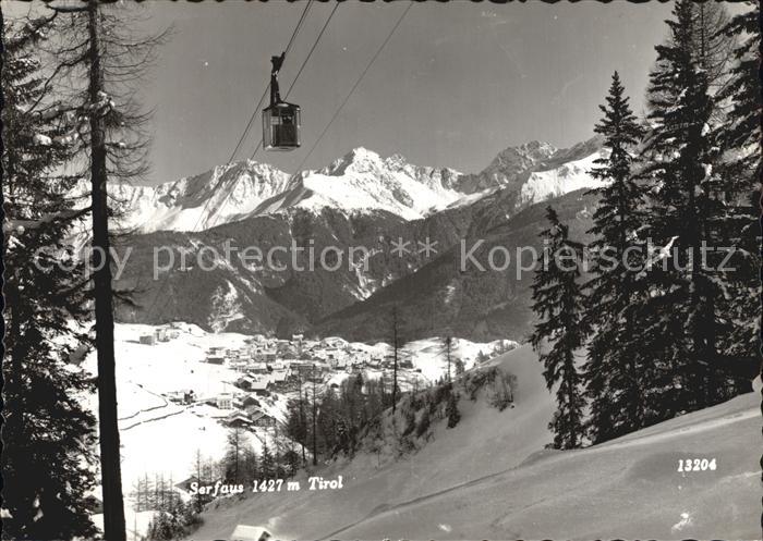 Serfaus Tirol Panorama Seilbahn