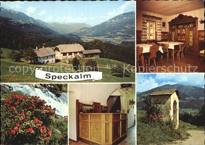 Greifenburg Ausflugsgaststaette Speckalm Gaststube Theke Bildstock