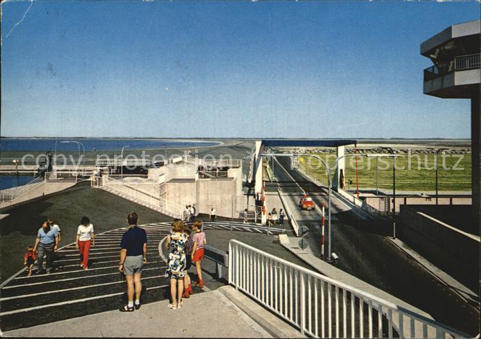 Eiderstedt Eiderdamm zwischen Hundeknoell und Vollerwiek