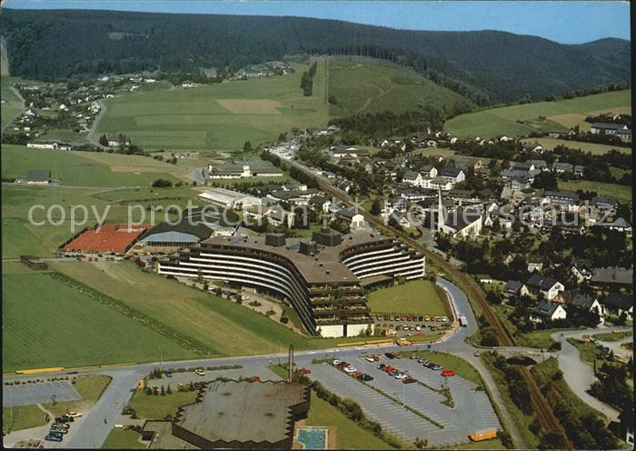 Willingen Sauerland Blick zum Sauerlandstern Fliegeraufnahme