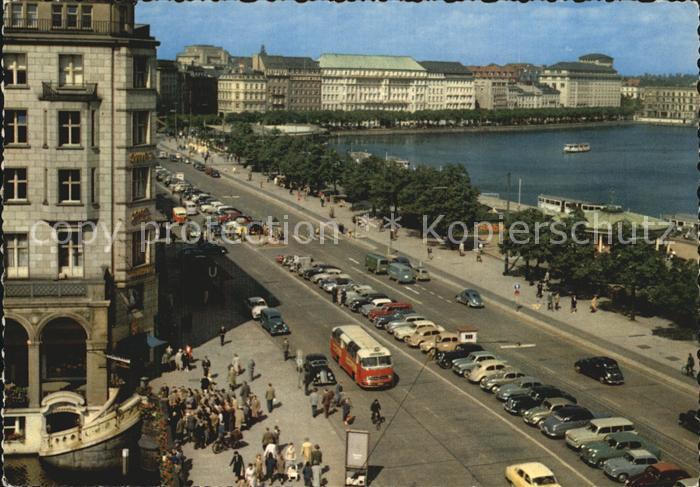 HAMBURG  CITY Jungfernstieg und Binnenalster