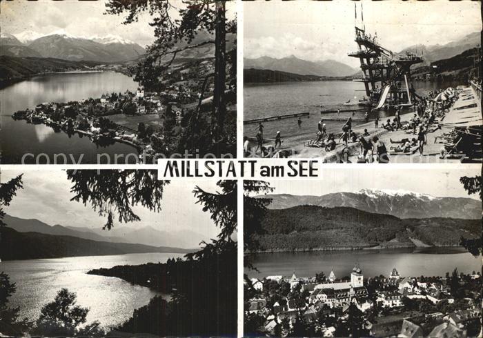 Millstatt Millstaettersee Teilansichten