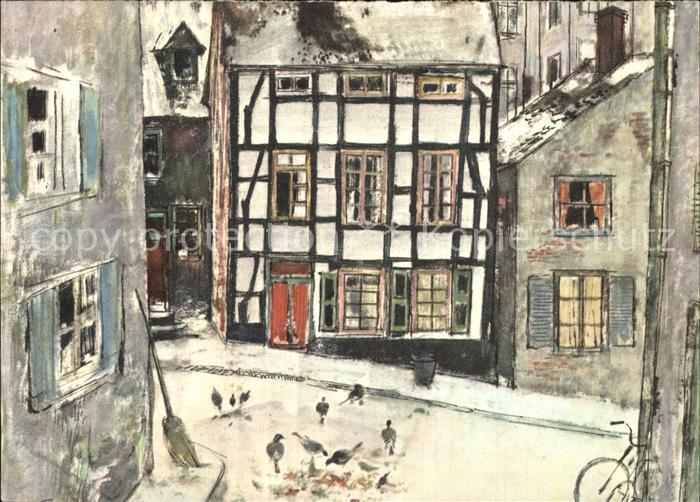 Steele Ruhr Strassenszenerie Malerische Winkel