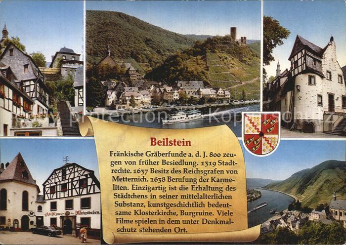 Beilstein Mosel Klosterkirche Burgruine Alte Mosel Weinstuben Moselpartie