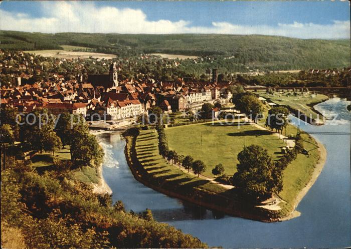Hann. Muenden Blick vom Dingelstedt Pressel Denkmal
