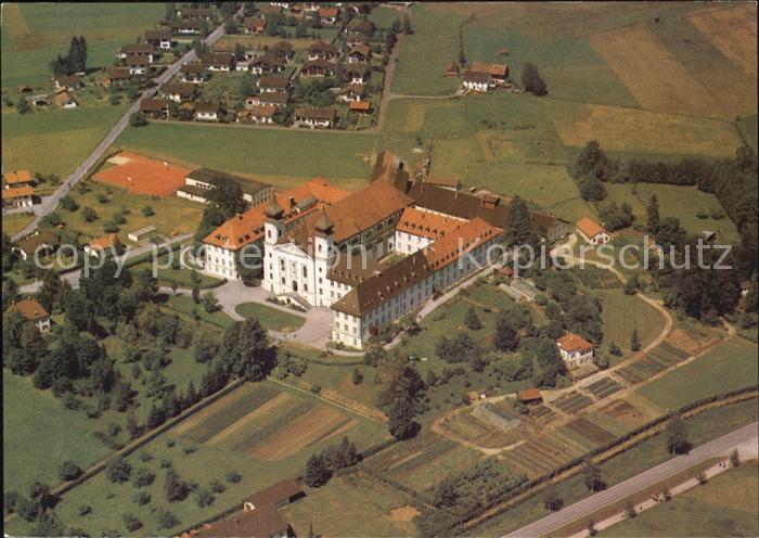 Schlehdorf Kloster der Missions Dominikanerinnen Fliegeraufnahme