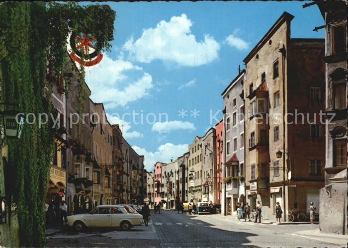 Rattenberg Inn Strassenpartie