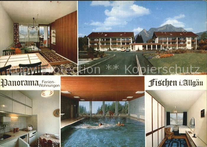 Fischen Allgaeu Panorama Ferienwohnungen Zimmer Kueche Hallenbad
