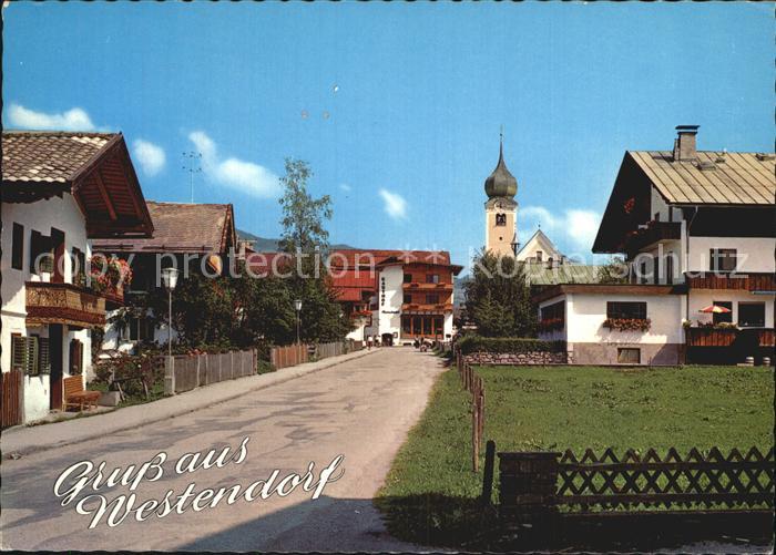 Westendorf Tirol Dorfpartie Kirche