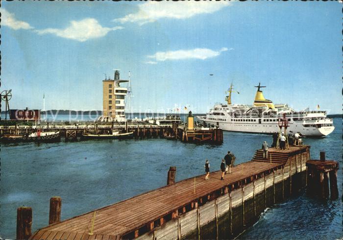 Cuxhaven Nordseebad An der Alten Liebe Fahrgastschiff