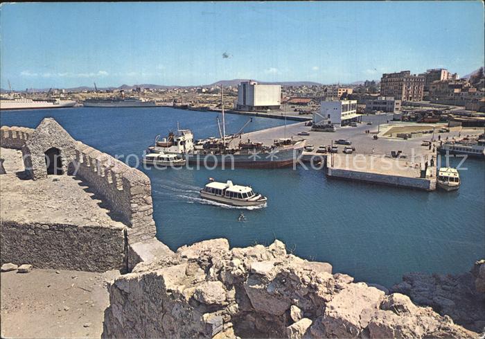 Heraklion Iraklio Hafeneinfahrt Panorama