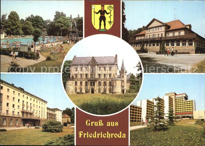 Friedrichroda Schwimmbad Schloss Reinhardsbrunn Parkhotel FDGB Erholungsheime