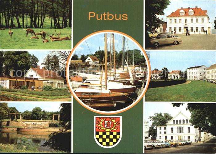 Putbus Ruegen Tierpark Konsum Gaststaette Pergola Schwanenteich Hafen Lauterbach