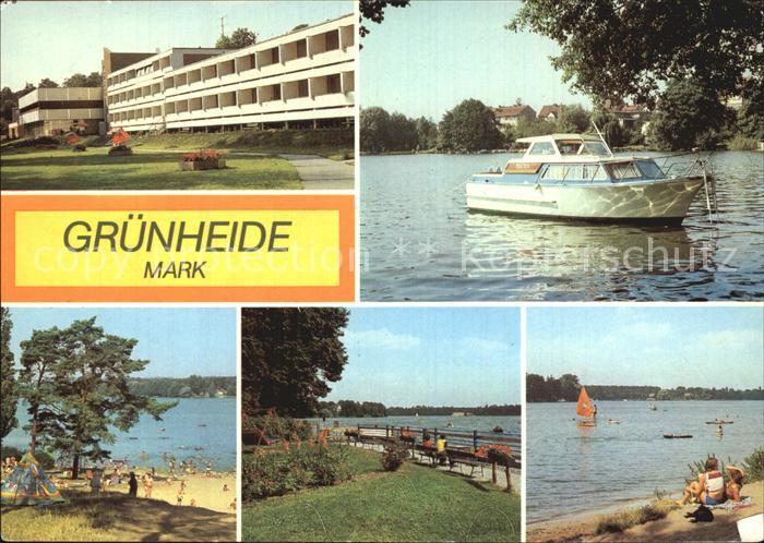 Gruenheide Mark Erholungsheim am Werlsee Peetzsee Strand