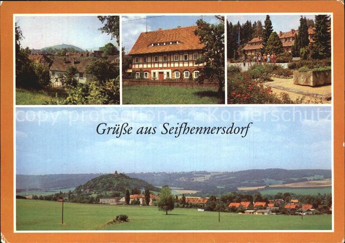 Seifhennersdorf Panorama Burgsberg Umgebindehaus Pionierlager Rosa Luxemburg