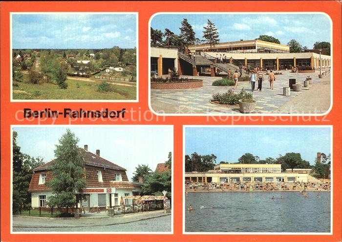 Rahnsdorf Berlin Teilansicht Strandbad Mueggel Cafe