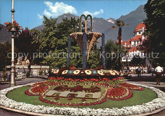 Meran Merano Passeggiata Casino Kurpromenade Blumenbeet