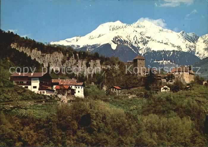 Sankt Peter Dorf Tirol Gasthof Pension Kronsbuehel Burg Alpen
