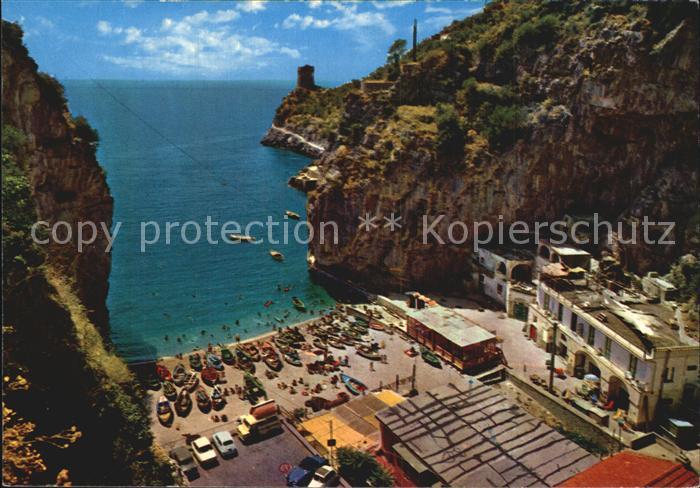 Praia Amalfi Spiggia Costiera Amalfitano Bucht Kueste