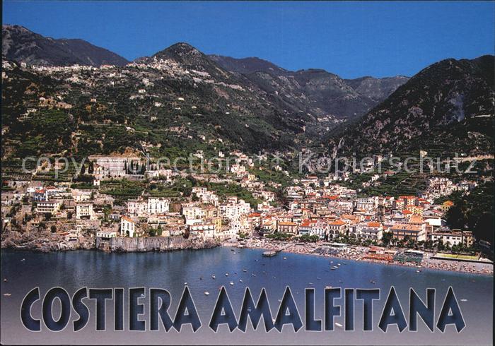 Minori Salerno Vista dal cielo Costiera Amalfitana