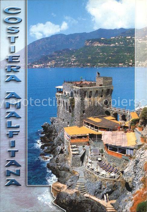 Maiori Torre Aragonese sulla scogliera Costiera Amalfitana