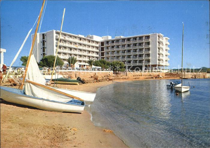 San Antonio Ibiza Hotel Columbus Strand Segelboot