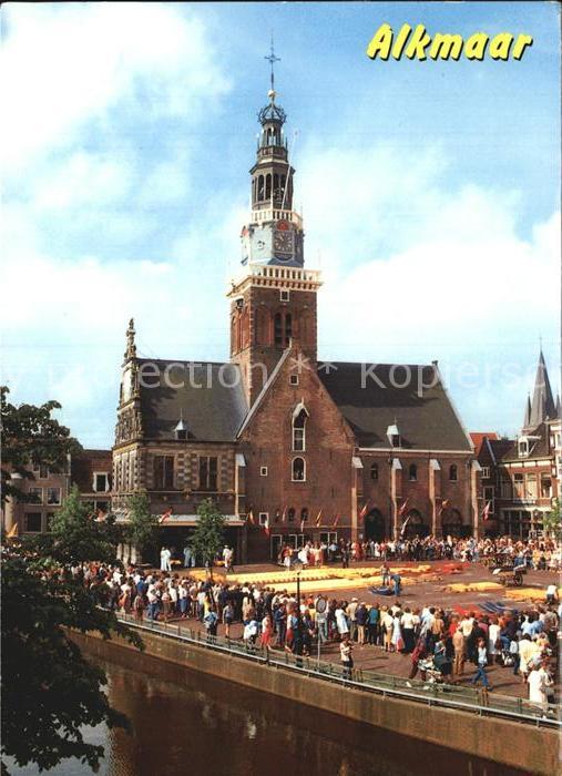 Alkmaar Waaggebouw met kaasmarkt Kaesemarkt
