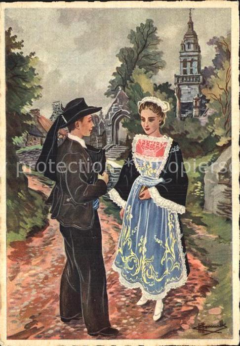 Chateaulin Trachten Kuenstlerkarte