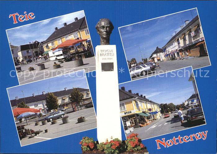 Notteroy Motiver fra tettstedet Monument Denkmal Bueste