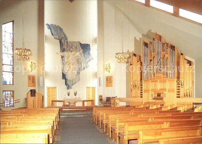 Vestvagoy Interior fraBorge kirke Kirche Orgel